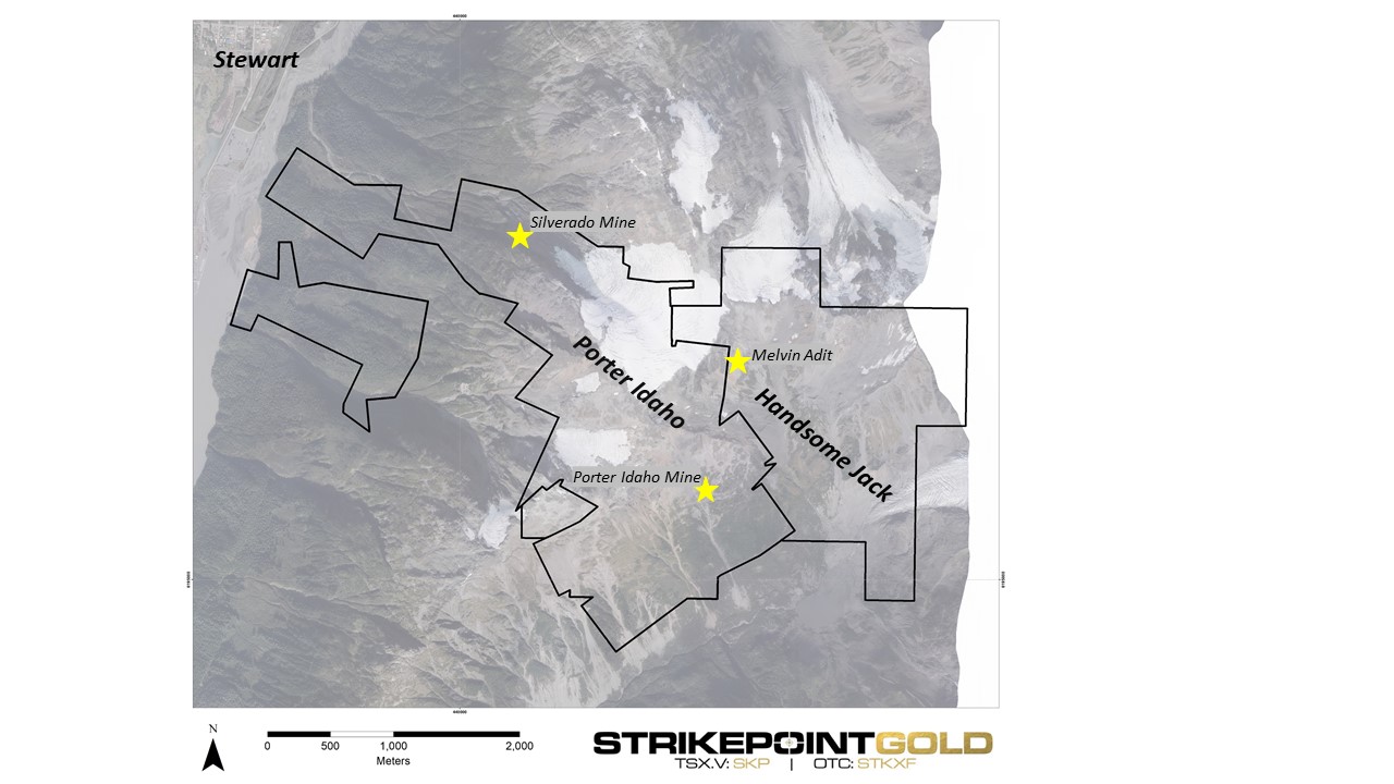 STRIKEPOINT GOLD INC. ACQUIRES THE HANDSOME JACK PROPERTY ADJACENT TO THE PORTER IDAHO PROJECT